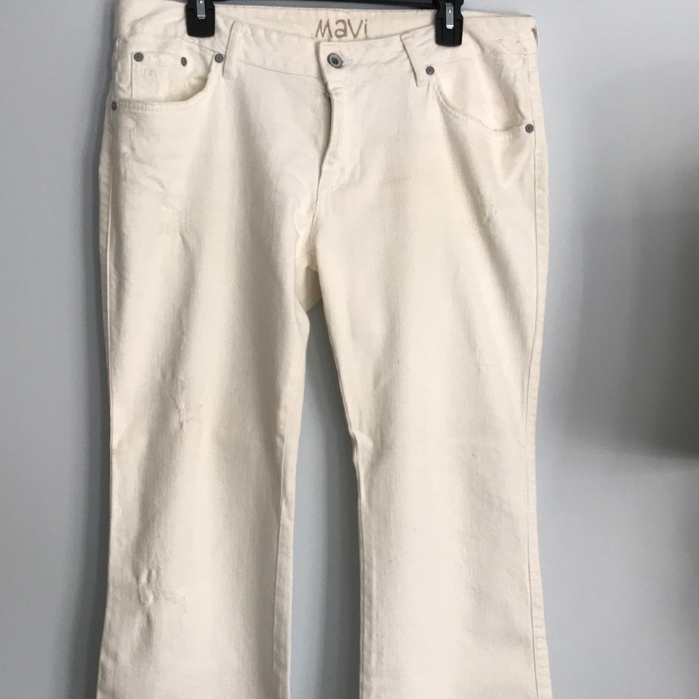mavi white jeans